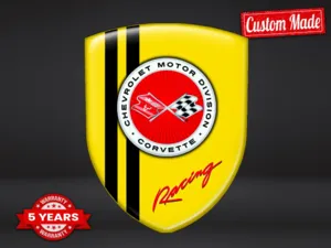 Corvette Autocollants Logo Personnalisés Résistants Universel